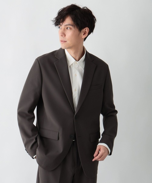 GLOBAL WORK（グローバルワーク）の「アーバンジャケット/Wクロス/612411（テーラードジャケット・メンズ・ブラック/ネイビー/チャコールグレー/グレイッシュベージュ・LARGE/MEDIUM/SMALL/X-LARGE）」の19枚目の写真