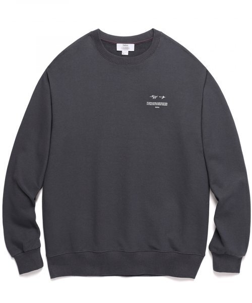 STAFF ONLY（スタッフオンリー）の「SIGN LOGO CRENECK (CHARCOAL)（スウェット・メンズ・その他・M）」の2枚目の写真