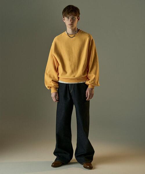 Toironier(トワロニエ)の「Toironier/トワロニエ/PLAIN SWEAT SHIRTS(スウェット・メンズ・ライム/ホワイト/ブラック/ブルー/オレンジ・F)」の12枚目の写真