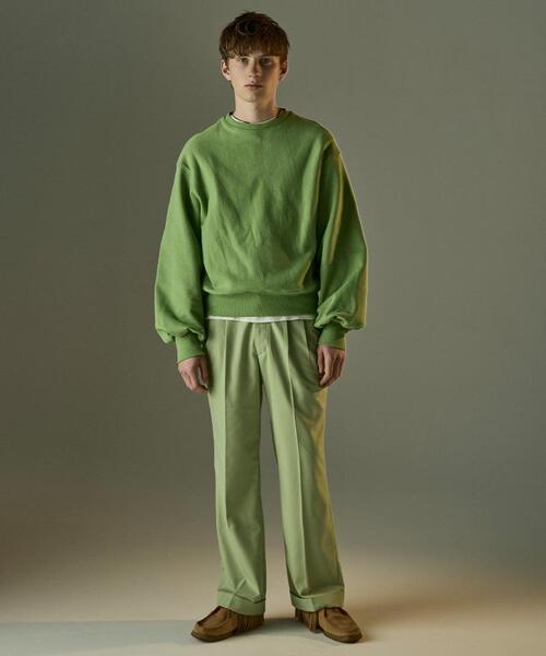 Toironier(トワロニエ)の「Toironier/トワロニエ/PLAIN SWEAT SHIRTS(スウェット・メンズ・ライム/ホワイト/ブラック/ブルー/オレンジ・F)」の18枚目の写真