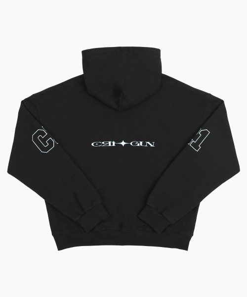 CRIGUN(クリガン)の「CLUB JERSEY ZIP-UP HOODIE BLACK(パーカー・レディース・ブラック・WS/MEDIUM/LARGE/X-LARGE)」の3枚目の写真