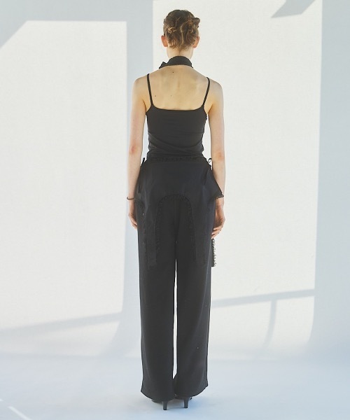 lilLilly（リルリリー）の「ガータースウェットパンツ（スウェットパンツ・レディース・ホワイト/グレー/ブラック・FREE）」の10枚目の写真