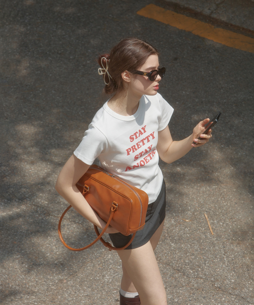 ANOETIC(アノエティック)の「ANC BAGUETTE BAG_BROWN(ショルダーバッグ・レディース・ブラウン・FREE)」の4枚目の写真