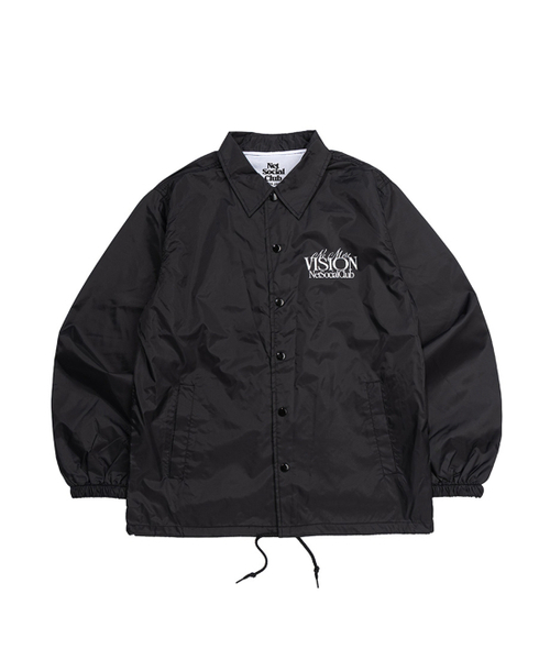 NET SOCIAL CLUB(ネットソーシャルクラブ)の「ノモアビジョンコーチジャケット(ブラック)(ナイロンジャケット・レディース・その他・XL/S/M/L)」の2枚目の写真