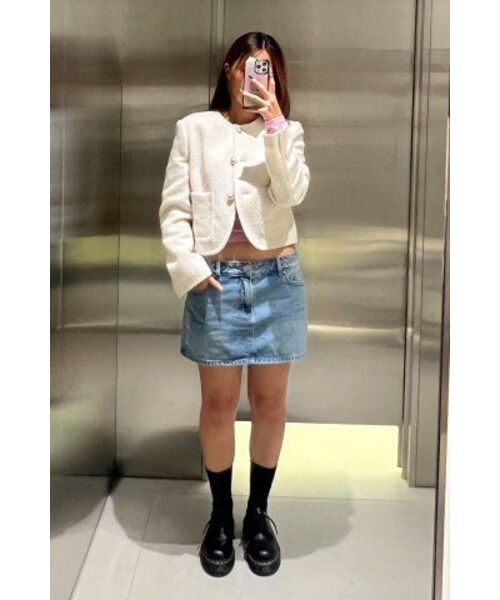 MUSINSA STANDARD WOMAN（ムシンサスタンダードウーマン）の「ウィメンズテンセルスリムバレリーナ長袖Tシャツ[ペールピンク]（Tシャツ/カットソー・レディース・その他・LARGE/MEDIUM/SMALL/X-SMALL）」の5枚目の写真