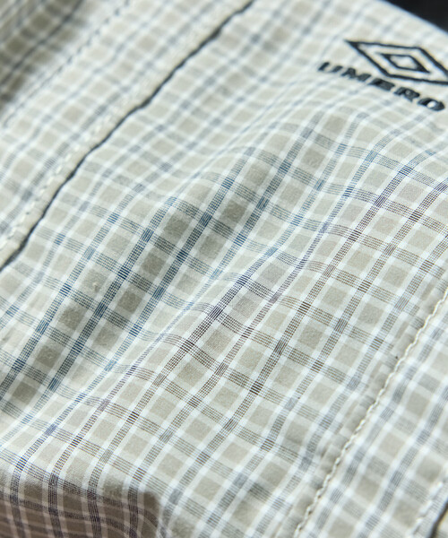 UMBRO(アンブロ)の「UMBRO/アンブロ SP BOSTON MINI BAG/別注 チェック&ストライプ ミニボストンバッグ(ショルダーバッグ・メンズ・ホワイト/ブラック/ネイビー/ブルー/グリーン・ONE SIZE)」の18枚目の写真