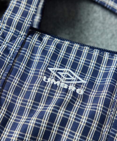 UMBRO(アンブロ)の「UMBRO/アンブロ SP BOSTON MINI BAG/別注 チェック&ストライプ ミニボストンバッグ(ショルダーバッグ・メンズ・ホワイト/ブラック/ネイビー/ブルー/グリーン・ONE SIZE)」の10枚目の写真
