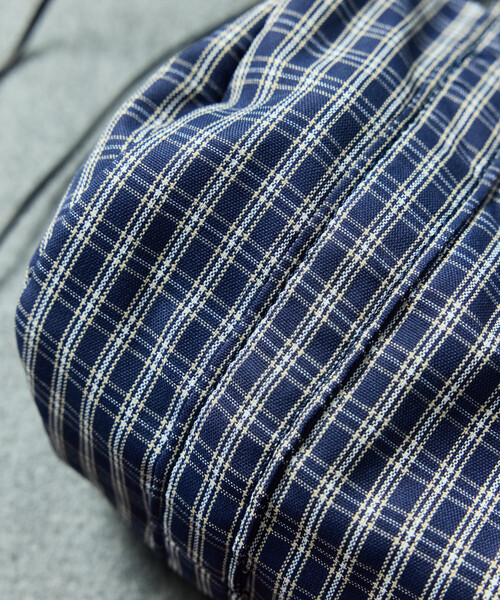 UMBRO(アンブロ)の「UMBRO/アンブロ SP BOSTON MINI BAG/別注 チェック&ストライプ ミニボストンバッグ(ショルダーバッグ・メンズ・ホワイト/ブラック/ネイビー/ブルー/グリーン・ONE SIZE)」の9枚目の写真