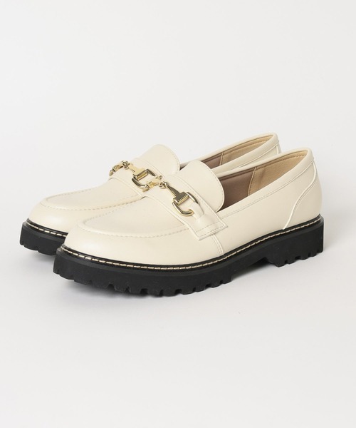 Elura（エルーラ）の「ビットローファー/633015（ローファー・レディース・ブラック/オフホワイト・SMALL/LARGE/MEDIUM）」の8枚目の写真