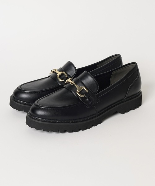 Elura（エルーラ）の「ビットローファー/633015（ローファー・レディース・ブラック/オフホワイト・SMALL/LARGE/MEDIUM）」の9枚目の写真