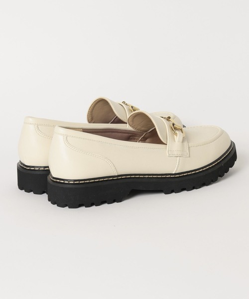 Elura（エルーラ）の「ビットローファー/633015（ローファー・レディース・ブラック/オフホワイト・SMALL/LARGE/MEDIUM）」の18枚目の写真