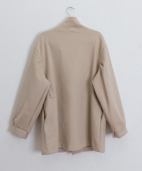 Miniministore（ミニミニストア）の「ミドル丈チェスターコートミディアムコート（チェスターコート・レディース・ブラック/ベージュ・FREE）」の13枚目の写真