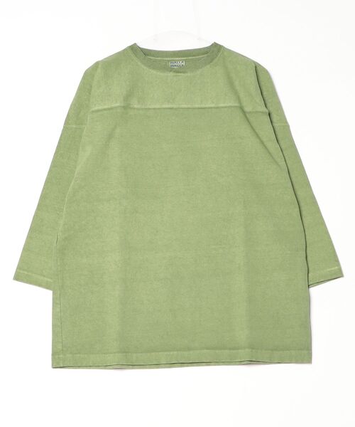WALLA WALLA SPORT（ワラワラスポーツ）の「9oz 3/4 FOOTBALL TEE PIGMENT（Tシャツ/カットソー・メンズ・ブラック/ネイビー/パープル/グリーン/ブラウン/レッド系その他・MEDIUM/LARGE/X-LARGE）」の4枚目の写真