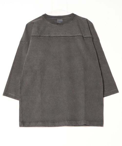 WALLA WALLA SPORT（ワラワラスポーツ）の「9oz 3/4 FOOTBALL TEE PIGMENT（Tシャツ/カットソー・メンズ・ブラック/ネイビー/パープル/グリーン/ブラウン/レッド系その他・MEDIUM/LARGE/X-LARGE）」の2枚目の写真