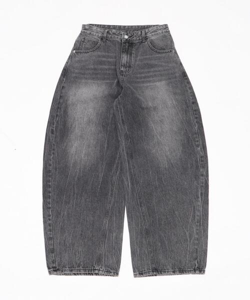 dispark（ディスパーク）の「DISPARK/【26年春夏新作】ラインストーンbackロゴデニム（デニムパンツ・レディース・ブラック/ライトインディゴブルー・SMALL/MEDIUM）」の11枚目の写真