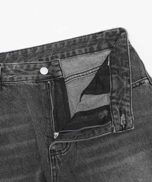 dispark（ディスパーク）の「DISPARK/【26年春夏新作】ラインストーンbackロゴデニム（デニムパンツ・レディース・ブラック/ライトインディゴブルー・SMALL/MEDIUM）」の15枚目の写真