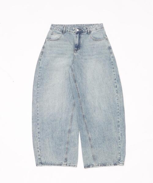 dispark（ディスパーク）の「DISPARK/【26年春夏新作】ラインストーンbackロゴデニム（デニムパンツ・レディース・ブラック/ライトインディゴブルー・SMALL/MEDIUM）」の19枚目の写真