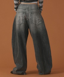 dispark | DISPARK/【26年春夏新作】ラインストーンbackロゴデニム(デニムパンツ)