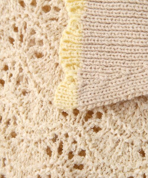 FREE'S MART（フリーズマート）の「◆ミニブークレツィードライク配色ニットカーディガン（ニット/セーター・レディース・ネイビー/ホワイト/ピンク/レッド・FREE）」の20枚目の写真