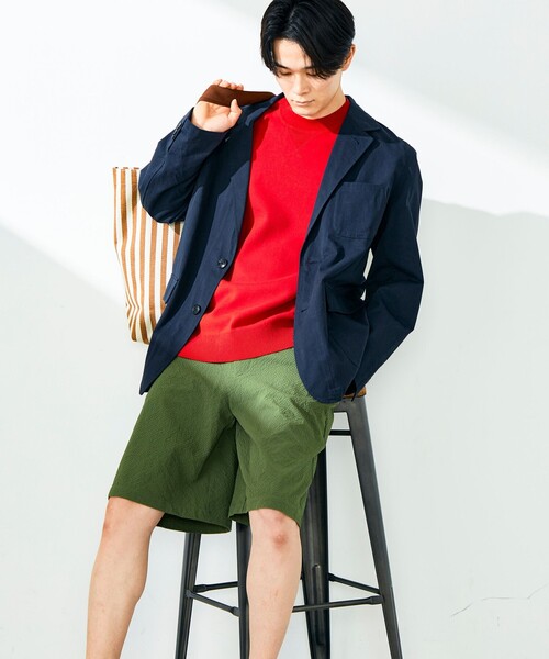 GEVACO(ゲバコ)の「【GEVACO/ゲバコ】テーラーライトジャケット(テーラードジャケット・メンズ・ホワイト系その他/ネイビー・S/M/L)」の14枚目の写真