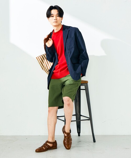 GEVACO(ゲバコ)の「【GEVACO/ゲバコ】テーラーライトジャケット(テーラードジャケット・メンズ・ホワイト系その他/ネイビー・S/M/L)」の15枚目の写真