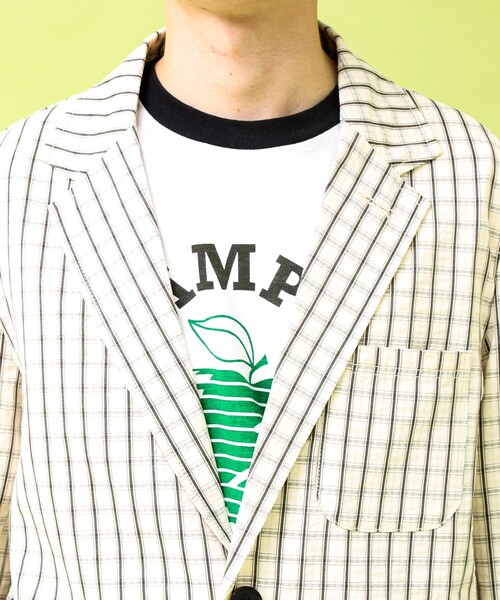 GEVACO(ゲバコ)の「【GEVACO/ゲバコ】テーラーライトジャケット(テーラードジャケット・メンズ・ホワイト系その他/ネイビー・S/M/L)」の3枚目の写真