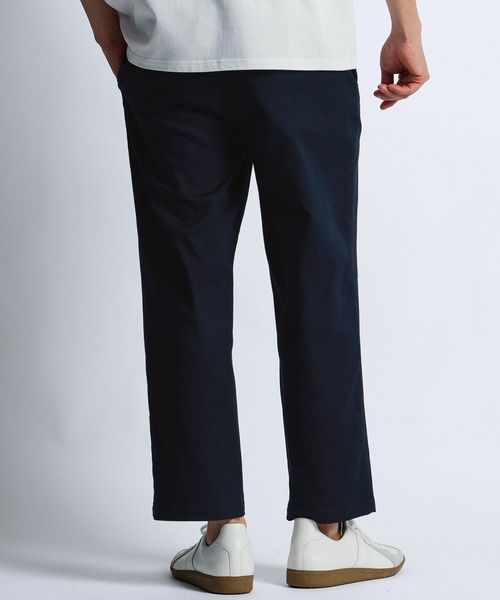 LANVIN en Bleu(ランバンオンブルー)の「超伸縮「ガムストレッチ」接触冷感 アンクルパンツ(チノパンツ・メンズ・ネイビー/ブラック/ホワイト/ライトグレー・50/48/46/52)」の14枚目の写真