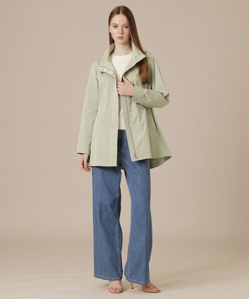 MACKINTOSH LONDON(マッキントッシュ ロンドン)の「ピーチタフタフーデッドコート(その他アウター・レディース・ネイビー/グレー系その他/グリーン系その他・38)」の14枚目の写真