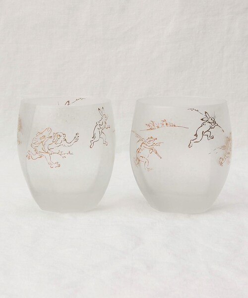 212 KITCHEN STORE(トゥワントゥキッチンストア)の「プレミアム鳥獣戯画オールドペアセット(グラス/マグカップ/タンブラー・レディース・その他・00)」の7枚目の写真