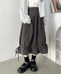 フェアリーシルエット ギャザーティアードスカート