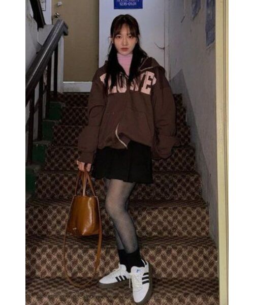 HAVISM(ヘビズム)の「FLOWER ZIP UP HOOD(BROWN)(パーカー・レディース・その他・ONE SIZE)」の8枚目の写真