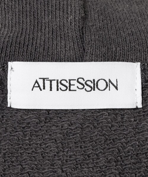 ATTISESSION（アティセッション）の「＜ATTISESSION＞ブリーチ スウェット フーディー（パーカー・レディース・グレー系/ブラック・FREE）」の21枚目の写真