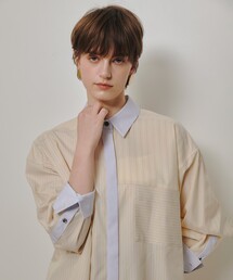 allureville | 【WEB・一部店舗別注】クレイジーストライプシャツ(シャツ/ブラウス)