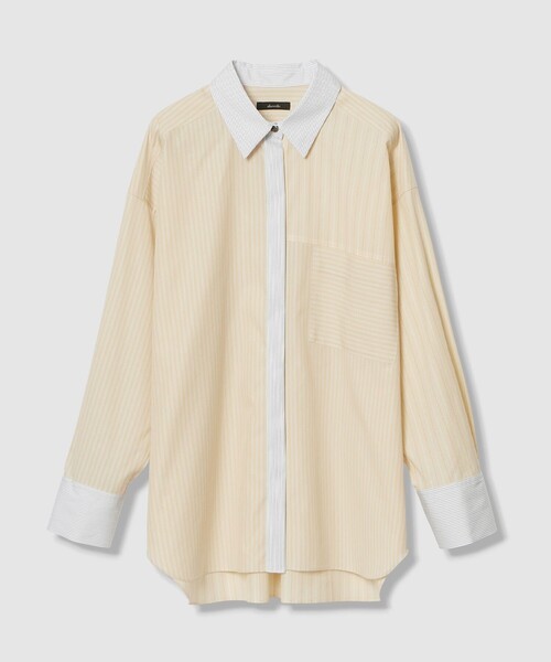 allureville（アルアバイル）の「【WEB・一部店舗別注】クレイジーストライプシャツ（シャツ/ブラウス・レディース・イエロー・2）」の7枚目の写真