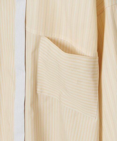 allureville（アルアバイル）の「【WEB・一部店舗別注】クレイジーストライプシャツ（シャツ/ブラウス・レディース・イエロー・2）」の10枚目の写真