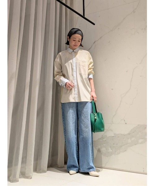 allureville（アルアバイル）の「【WEB・一部店舗別注】クレイジーストライプシャツ（シャツ/ブラウス・レディース・イエロー・2）」の16枚目の写真