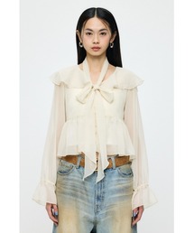 MOUSSY | 【26年SS新作】BOW TIE CHIFFON ブラウス(シャツ/ブラウス)