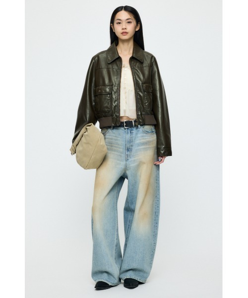 MOUSSY（マウジー）の「【26年SS新作】BOW TIE CHIFFON ブラウス（シャツ/ブラウス・レディース・グリーン系その他/ネイビー/アイボリー・FREE）」の12枚目の写真