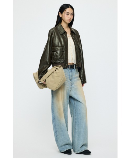 MOUSSY（マウジー）の「【26年SS新作】BOW TIE CHIFFON ブラウス（シャツ/ブラウス・レディース・グリーン系その他/ネイビー/アイボリー・FREE）」の13枚目の写真