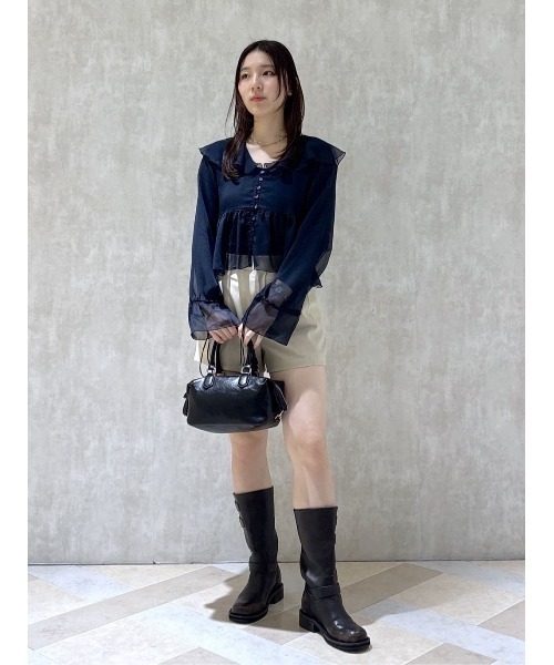 BOW TIE CHIFFON ブラウス MOUSSY | BOW TIE CHIFFON ブラウス (シャツ・ブラウス ) |SHEL'TTER