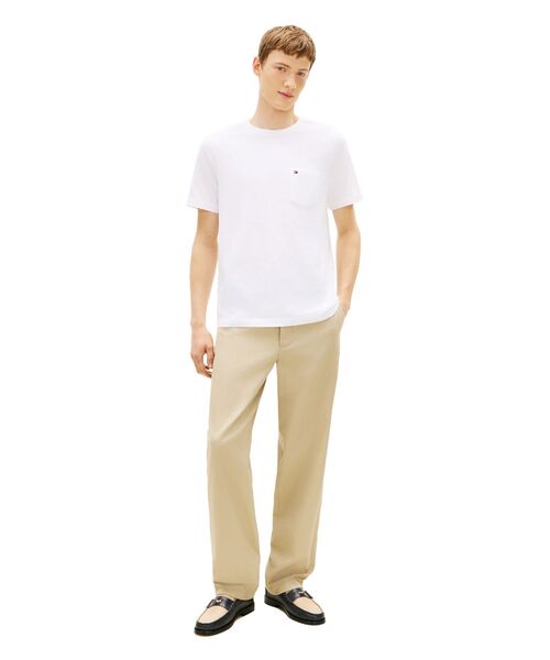 TOMMY HILFIGER(トミーヒルフィガー)の「ソリッドポケットTシャツ(Tシャツ/カットソー・メンズ・ホワイト/ネイビー・X-LARGE/LARGE/MEDIUM/SMALL)」の4枚目の写真