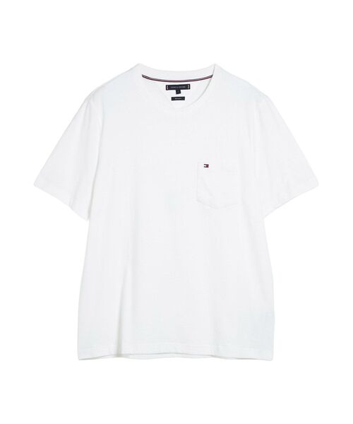 TOMMY HILFIGER(トミーヒルフィガー)の「ソリッドポケットTシャツ(Tシャツ/カットソー・メンズ・ホワイト/ネイビー・X-LARGE/LARGE/MEDIUM/SMALL)」の6枚目の写真