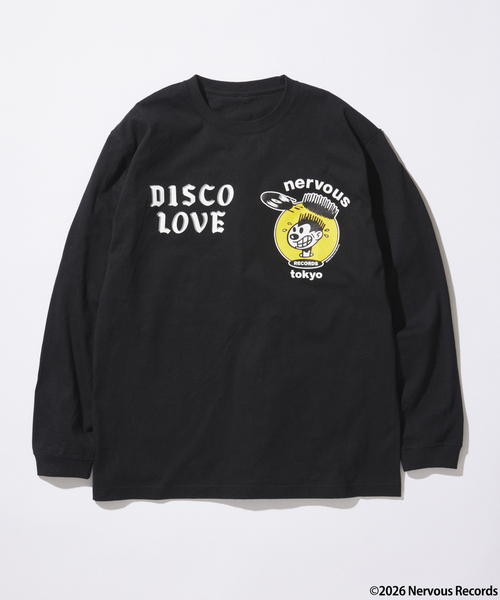 nervous records　tシャツ ロンT Nervous Records / ナーヴァス・レコーズ × A-1 CLOTHING ロンT（T