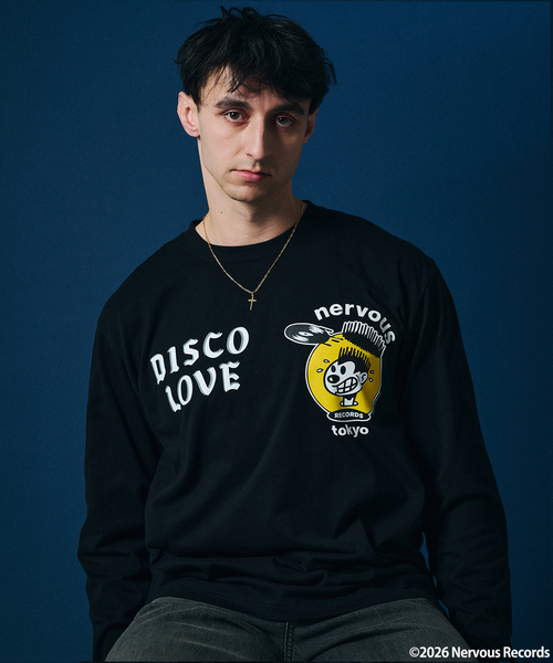 JOURNAL STANDARD（ジャーナルスタンダード）の「Nervous Records / ナーヴァス・レコーズ × A-1 CLOTHING  ロンT（Tシャツ/カットソー・メンズ・ブラック/ホワイト/ボルドー・MEDIUM/LARGE/X-LARGE）」の5枚目の写真