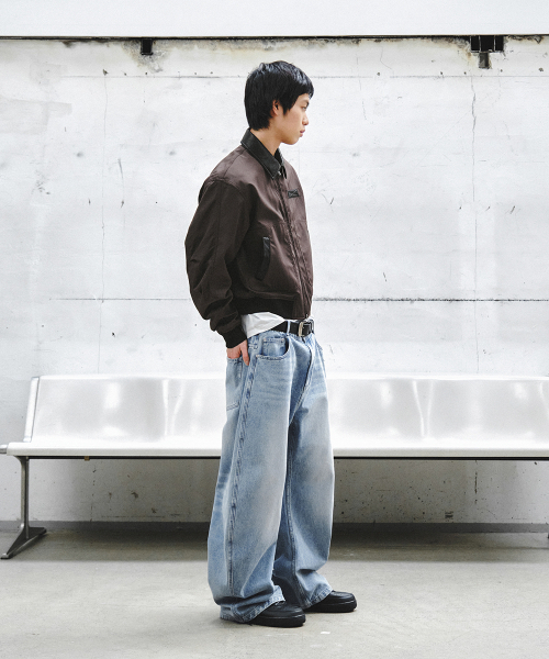INTEMPOMOOD(インテンポムード)の「フライトボンバージャケット_ブラウン(ブルゾン・メンズ・ブラウン・LARGE/MEDIUM)」の16枚目の写真