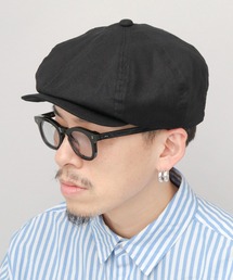 Basiquenti | 綿麻混 ビッグシルエット キャスケット(キャスケット)