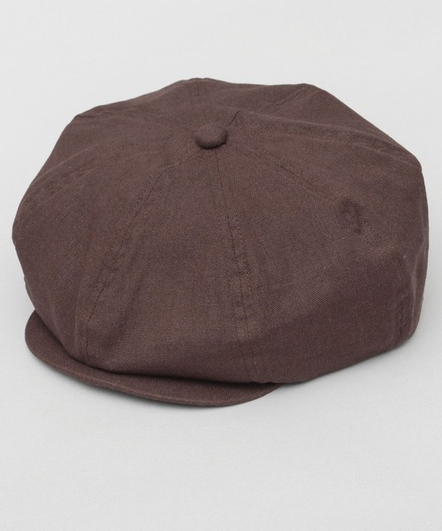 Basiquenti（ベーシックエンティ）の「綿麻混 ビッグシルエット キャスケット（キャスケット・メンズ・カーキ/ブラック/ブラウン・FREE）」の17枚目の写真