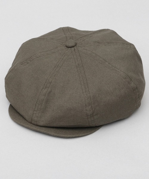 Basiquenti（ベーシックエンティ）の「綿麻混 ビッグシルエット キャスケット（キャスケット・メンズ・カーキ/ブラック/ブラウン・FREE）」の7枚目の写真