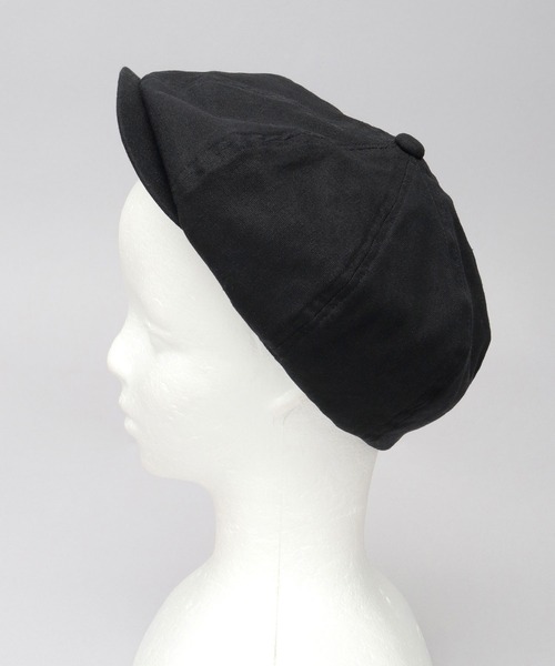 Basiquenti（ベーシックエンティ）の「綿麻混 ビッグシルエット キャスケット（キャスケット・メンズ・カーキ/ブラック/ブラウン・FREE）」の12枚目の写真