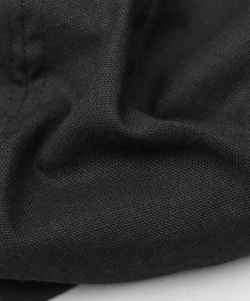 Basiquenti（ベーシックエンティ）の「綿麻混 ビッグシルエット キャスケット（キャスケット・メンズ・カーキ/ブラック/ブラウン・FREE）」の5枚目の写真